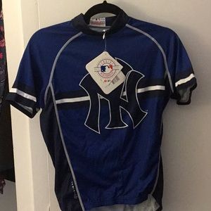 NY Yankees Cycling Jersey Small Primal